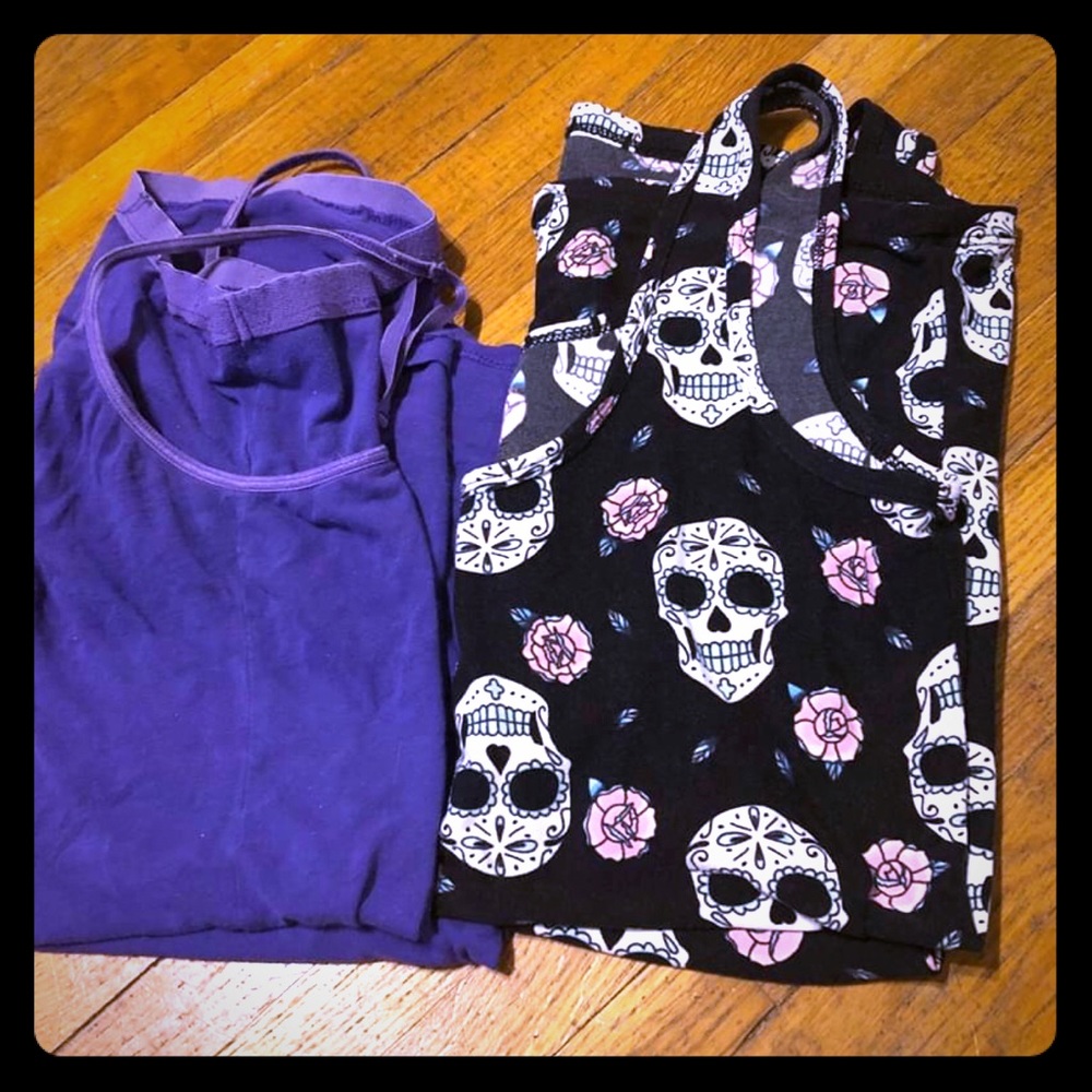 Two, size medium tanks!